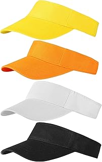 4 pièces chapeaux de soleil de sport de protection solaire chapeau réglable chapeau