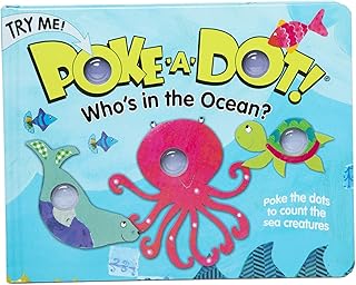 Livre pour enfants melissa & doug | jeu book-a-dot : qui est