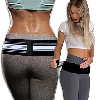 Ceinture de hanche sacro-iliaque orthèse de soutien du bas du dos pour hommes