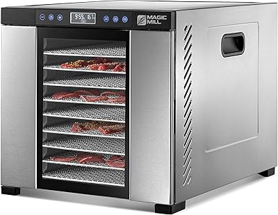 Déshydrateur alimentaire magic meal | 11 plateaux en acier inoxydable minuterie réglable