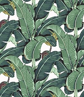 Papier peint autocollant motif feuilles de palmier tropicales mehudan, papier peint amovible motif