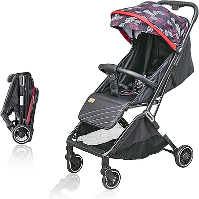 Poussette pliable automatique moon pronto portable facile à plier équipement de voyage