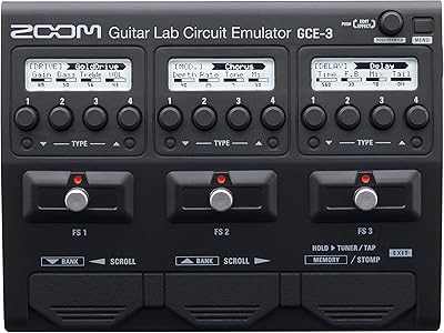 Émulateur de circuit zoom guitar lab gce-3, interface audio usb compacte pour émuler