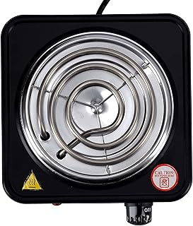 Plaque chauffante électrique simple oslin mark, modèle n° omhp2278, noir