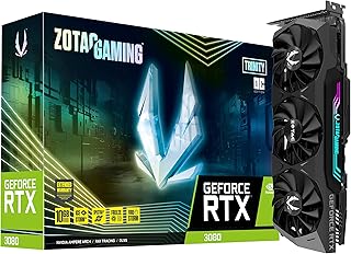 Carte graphique de jeu zotac geforce rtx 3080 trinity oc lhr