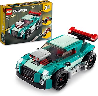 Ensemble lego creator 3-en-1 street racer #31127 (258 pièces)