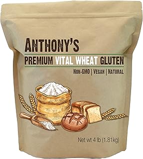Gluten de blé vital d'anthony (1,8 kg), riche en protéines (1,8 kg)