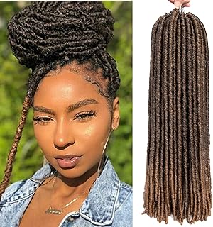 Tresses de cheveux synthétiques au crochet dreadlocks doux, tresses de cheveux synthétiques au