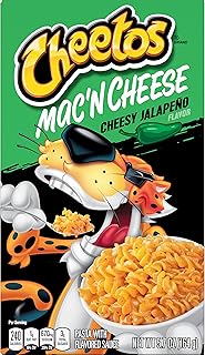 Cheetos mac'n cheese jalepeno au fromage 164 g, paquet de 2
