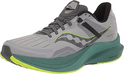 Chaussures de course saucony tips pour hommes, noir/noir, 0