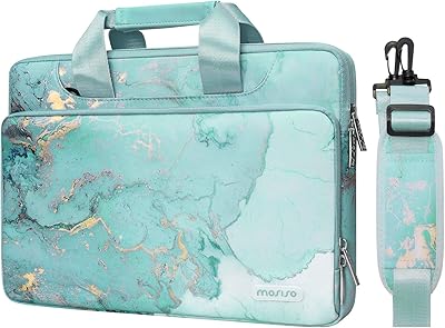 Mosiso sac à bandoulière de protection à 360 degrés pour ordinateur portable compatible