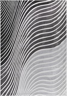 Tapis atlas dulce mora sahrazat 6002, polyester, argent, 150 x 80 x 15 cm. Diaytar : La révolution discount est en marche