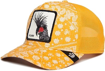 Chapeau de camionneur en maille réglable the farm paisley collection pour hommes
