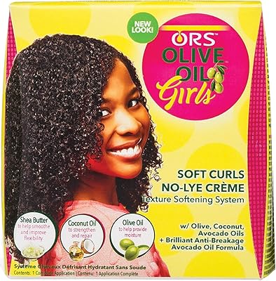 Kit de système de lissage de crème ondulée douce ors olive oil girls