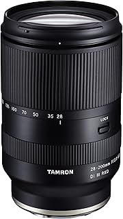 Objectif tamron 28-200mm f/2.8-5.6 di iii rxd pour sony e