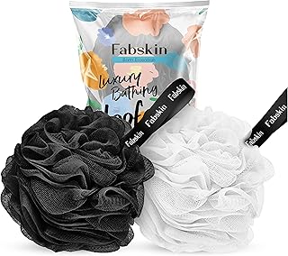 Luffa de bain rond de luxe fabskin pour hommes et femmes