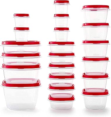 Récipients de conservation des aliments rubbermaid à fermeture facile plastique 42