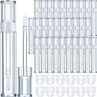 30pcs 5ml tubes de brillant à lèvres vides rechargeables contenants transparents