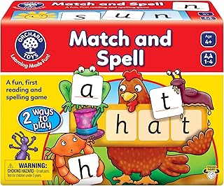 Jeu d'association et d'épellation moïse d'orchard toys. jeu amusant de lecture et d'orthographe