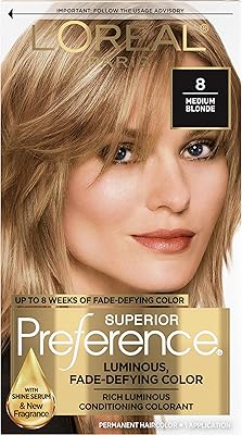 Lotion laurel superior preference, blond moyen 8, naturel pour unisexe - 1 application