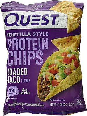 Quest nutrition - chips protéinées style tortilla - tacos chargés - 32 grammes