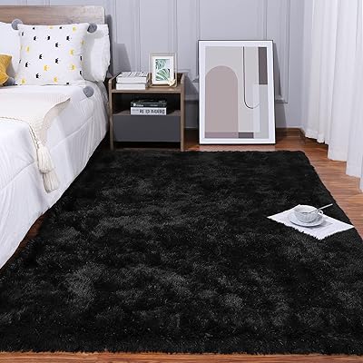 Tapis à poils longs super doux kilaria pour chambre à coucher, 4 x