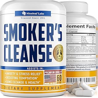 Smoker's cleanse - aide à arrêter de fumer et soutien respiratoire - fabriqué