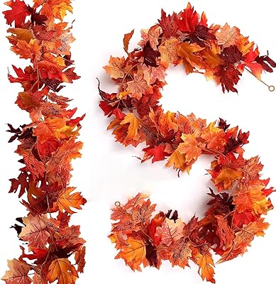 2 pièces feuille d'érable artificielle décoration d'automne couronne d'halloween feuilles d'automne artificielles pour la maison cheminée porte d'entrée décoration de thanksgiving. Diaytar Sénégal : L'e-commerce qui vous ressemble