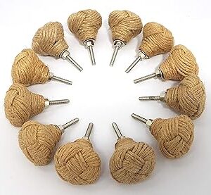 Lot de 12 boutons de tiroir pour étagères en corde jute monkey. Des milliers de références à découvrir sur Diaytar Sénégal