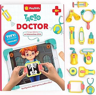 Playshifu interactive stem toys - tacto doctor (kit + app) kit de médecin