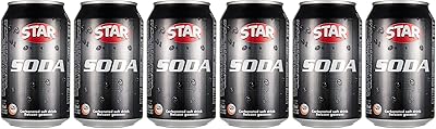 Canette de boisson gazeuse star soda 6 pièces 330 ml pack promotionnel