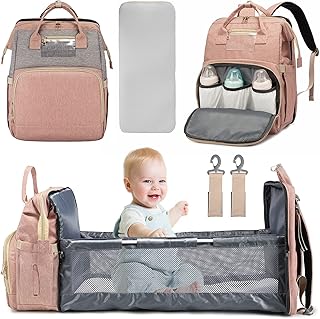 Sac à dos couches grands sacs multifonctionnels pour bébé avec matelas langer