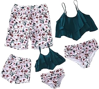 Maillot de bain assorti pour la famille ensemble deux pièces. Le meilleur du e-commerce discount réuni sur Diaytar
