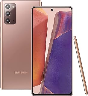 Samsung galaxy note 20 sans sim, système android, couleur mystic bronze, 256 go