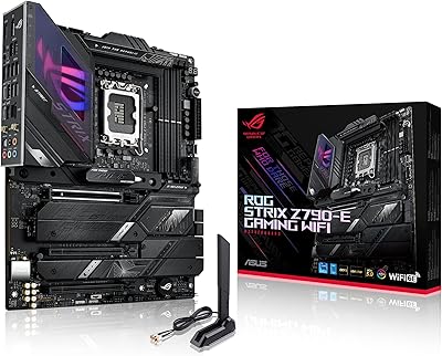 Carte mère de jeu asus rog strix z790-e, 6e lga 1700, intel atx