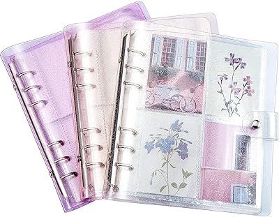 3 pièces portable kpop porte-carte photo livre 600 poches pouces 6