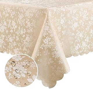 Nappe en vinyle lavable en machine, chemin de table de salle à manger