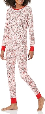 Ensemble pyjama en coton coupe ajustée amazon essentials pour femme
