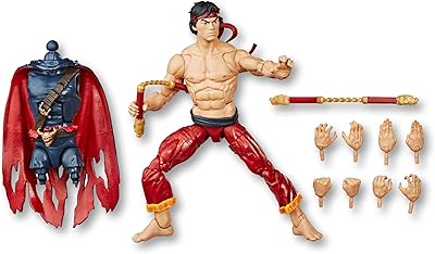 Hasbro spider-man marvel legends series 6" figurine à collectionner shang-chi avec bloc