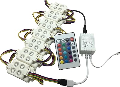 Module led rvb à injection de perlite kit ip65 dc12v série 5050 pixels