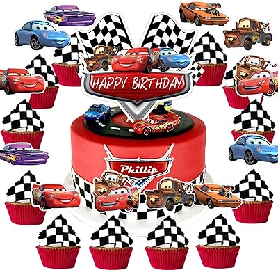 Fournitures de fête d'anniversaire de voiture - 25 pièces de cadeaux de fête