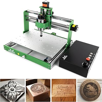 Routeur d'alésage cnc fox allen wm-3020, tiges linéaires rotatives 300 w et vis