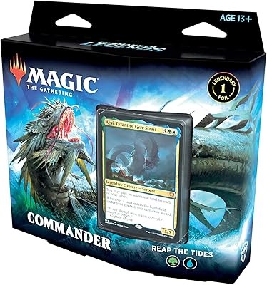 Magic: the gathering commander legends – reap the tides | 100 cartes prêtes