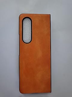 Coque pour samsung galaxy z fold 3 5g (orange)