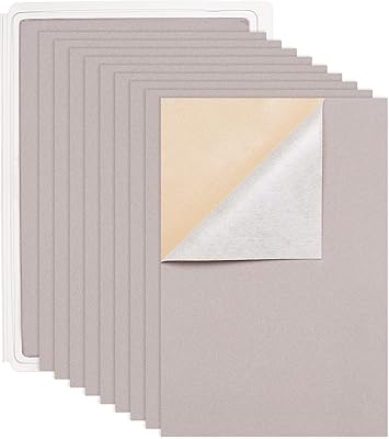 Penicrete 20 pièces de papier adhésif en tissu velours format a4