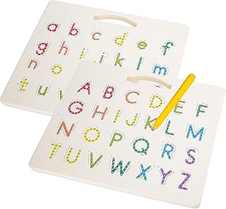 Tableau à lettres magnétique hatton tableau de traçage de l'alphabet 2 en 1