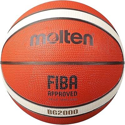 Basket-ball molten bg2000, intérieur/extérieur, approuvé par la fiba, caoutchouc de qualité supérieure