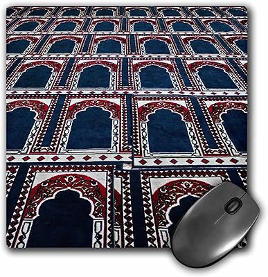 3drose llc tapis de souris 8 x 8 x 0,25 pouces, motif tapis