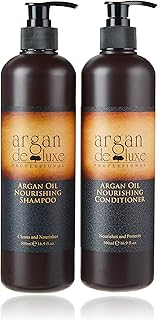 Shampooing et après-shampooing nourrissant argan de luxe à l'huile d'argan marocaine biologique 100%