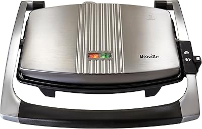 Presse à sandwich breville en acier inoxydable vst025